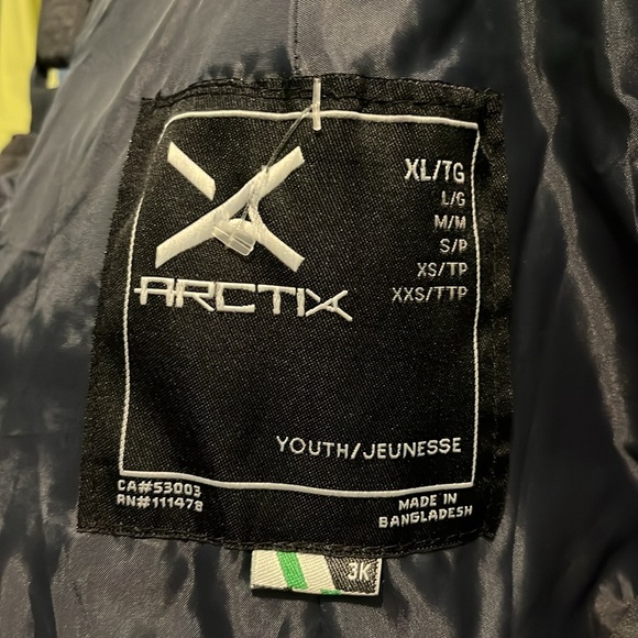 Arctix Insulated Snow Bib Overalls - Picture 4 of 4